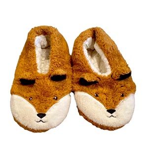 Faceplant Girls Fox “Foxy” Slippers (youth small 2-3)